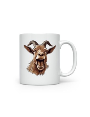 Ceramic Mug - Funny Goat - 300ml