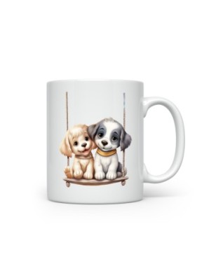 Ceramic Mug - Couple Dog - 300ml