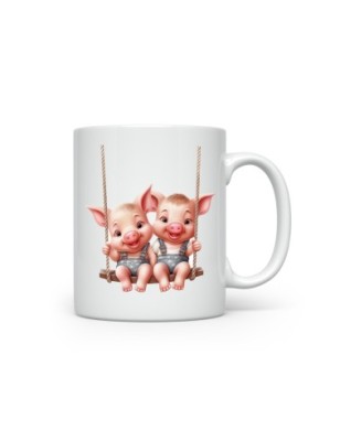 Ceramic Mug - Cute Pig - 300ml