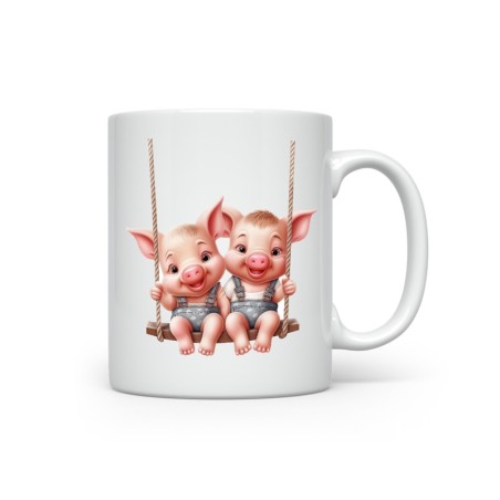 Ceramic Mug - Cute Pig - 300ml
