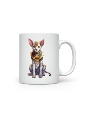 Ceramic Mug - Egyptian Cat - 300ml
