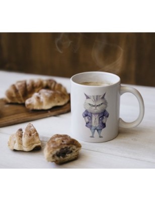 Ceramic Mug - Crazy Cat - 300ml