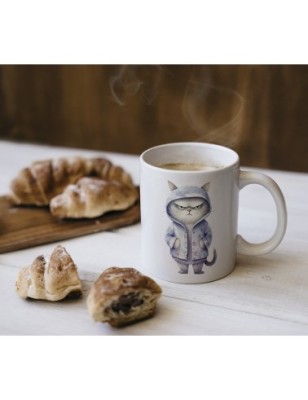 Ceramic Mug - Crazy Cat - 300ml