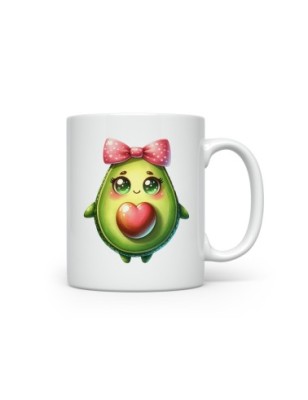 Ceramic Mug - Cute Avocado - 300ml
