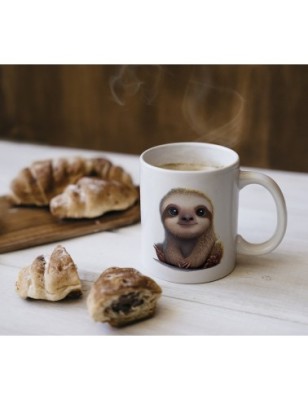 Ceramic Mug - Cute Sloth - 300ml