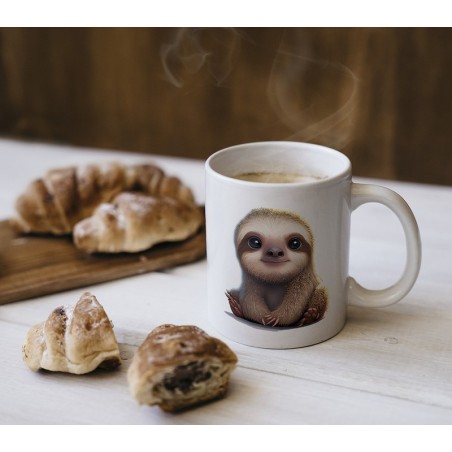 Ceramic Mug - Cute Sloth - 300ml