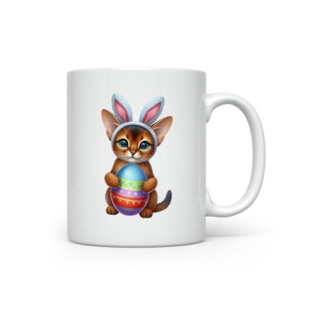 Ceramic Mug - Easter Cats - 300ml