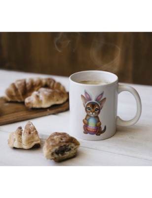 Ceramic Mug - Easter Cats - 300ml