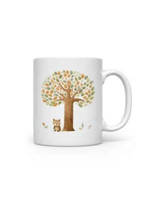 Ceramic Mug - Woodland Tree - 300ml