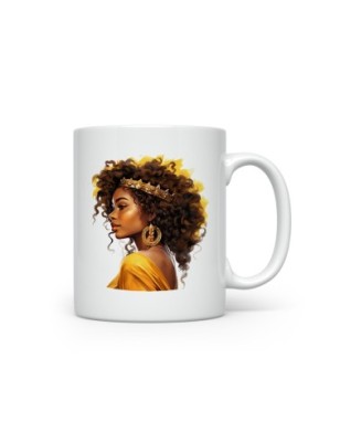 Ceramic Mug - Afro Queen - 300ml