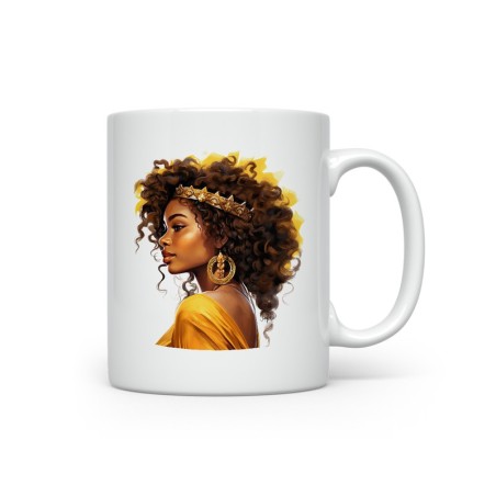 Ceramic Mug - Afro Queen - 300ml