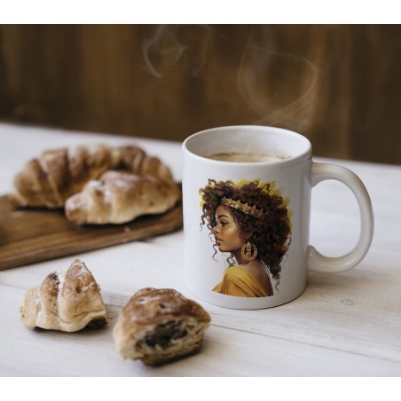 Ceramic Mug - Afro Queen - 300ml
