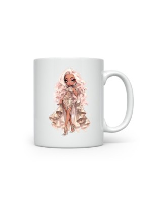 Ceramic Mug - Glam Lady - 300ml