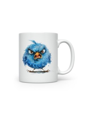 Ceramic Mug - Grumpy Bird - 300ml