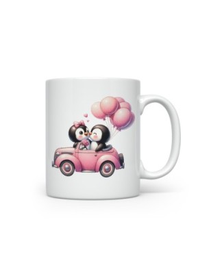 Ceramic Mug - Penguin Love - 300ml