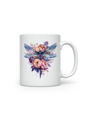 Ceramic Mug - Dragonfly - 300ml
