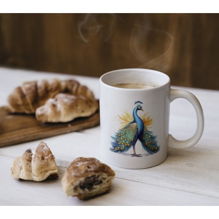 Ceramic Mug - Peacock - 300ml