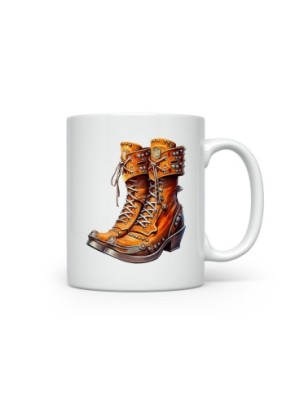 Ceramic Mug - Cowboy Boots - 300ml
