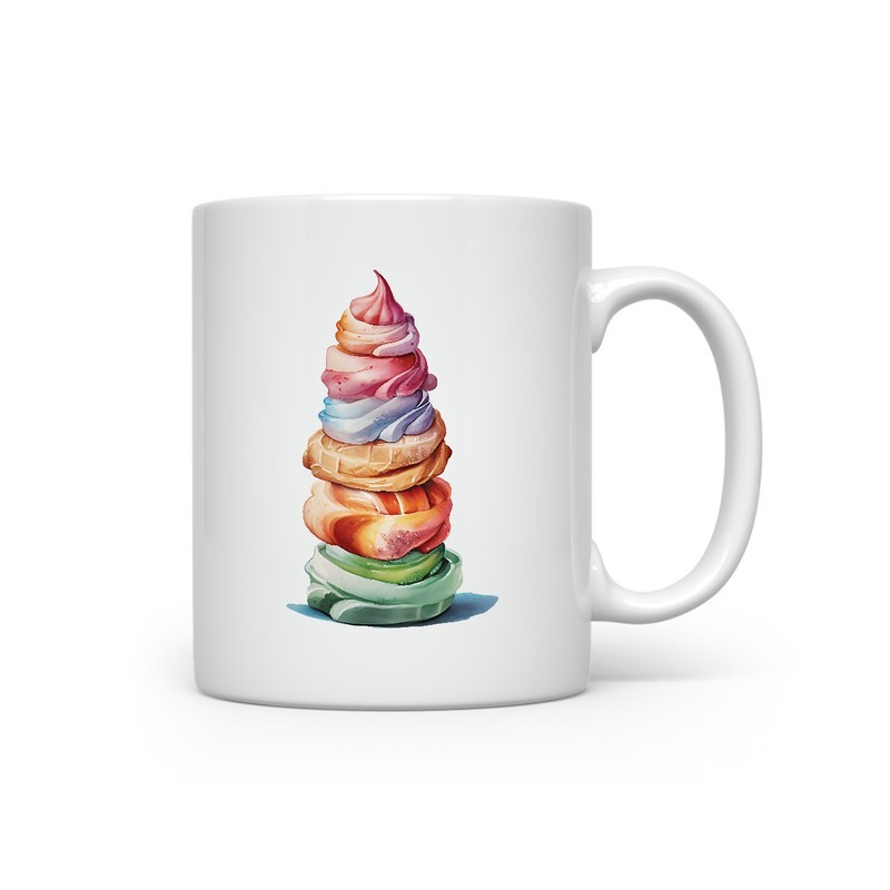 Ceramic Mug - Ice Cream - 300ml