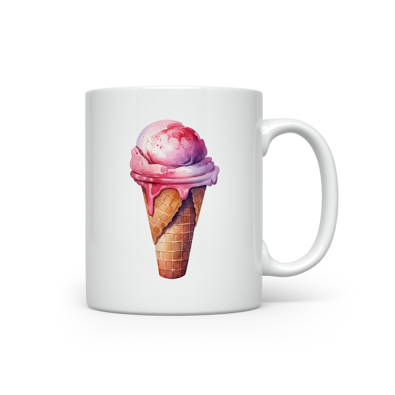 Ceramic Mug - Ice Cream - 300ml