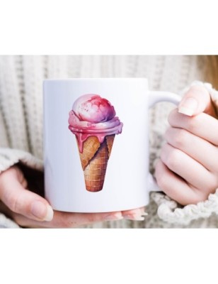 Ceramic Mug - Ice Cream - 300ml