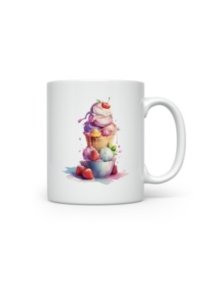 Ceramic Mug - Ice Cream - 300ml