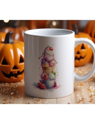 Ceramic Mug - Ice Cream - 300ml