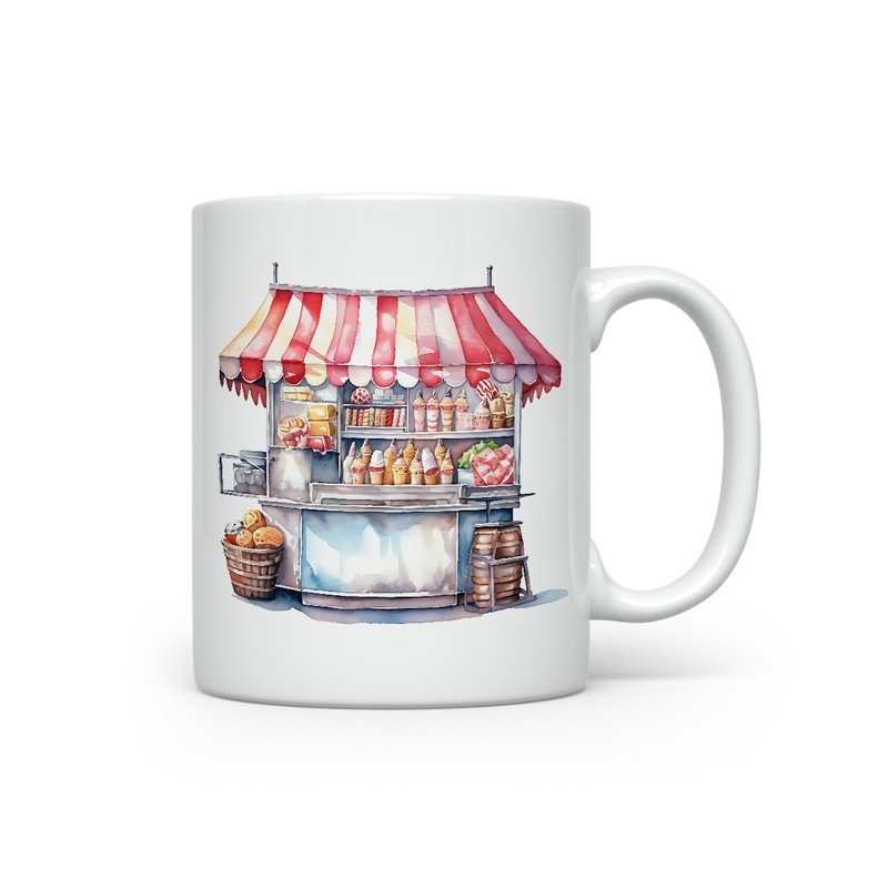 Ceramic Mug - Ice Cream - 300ml