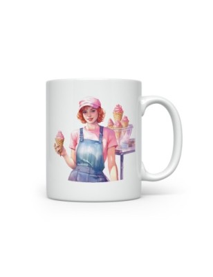 Ceramic Mug - Ice Cream - 300ml