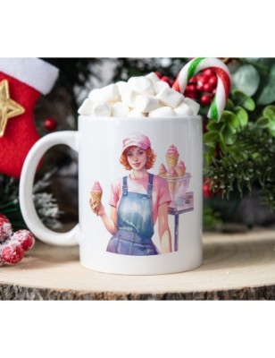 Ceramic Mug - Ice Cream - 300ml
