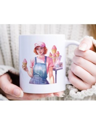 Ceramic Mug - Ice Cream - 300ml
