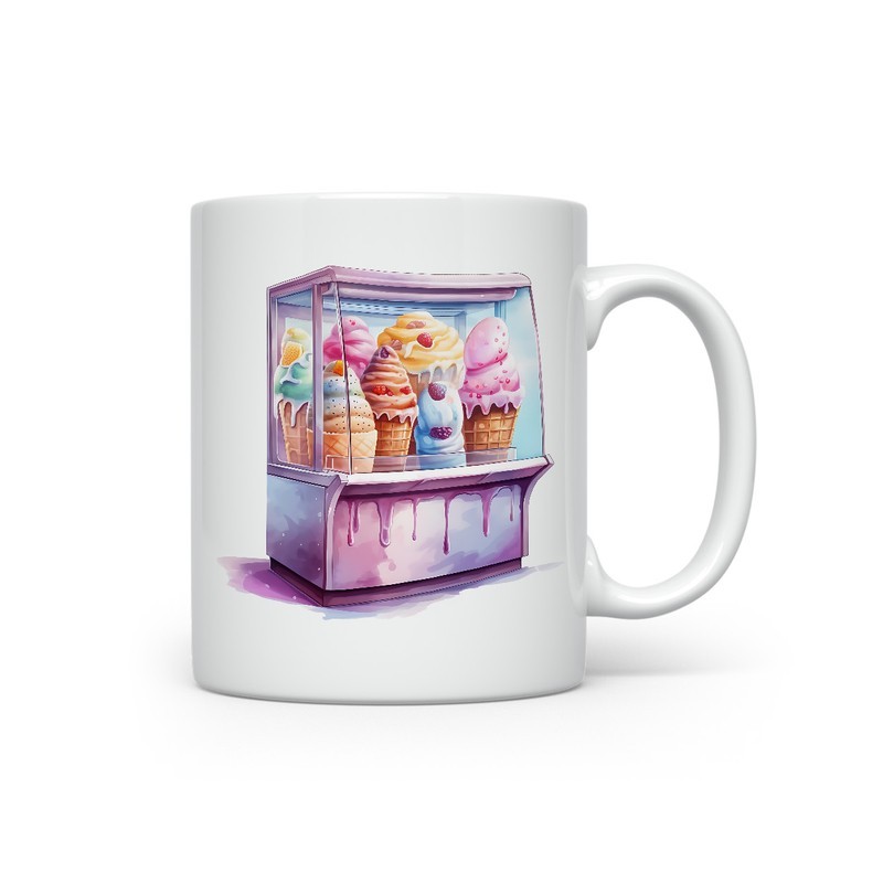 Ceramic Mug - Ice Cream - 300ml