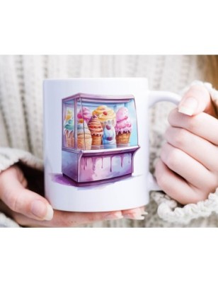 Ceramic Mug - Ice Cream - 300ml
