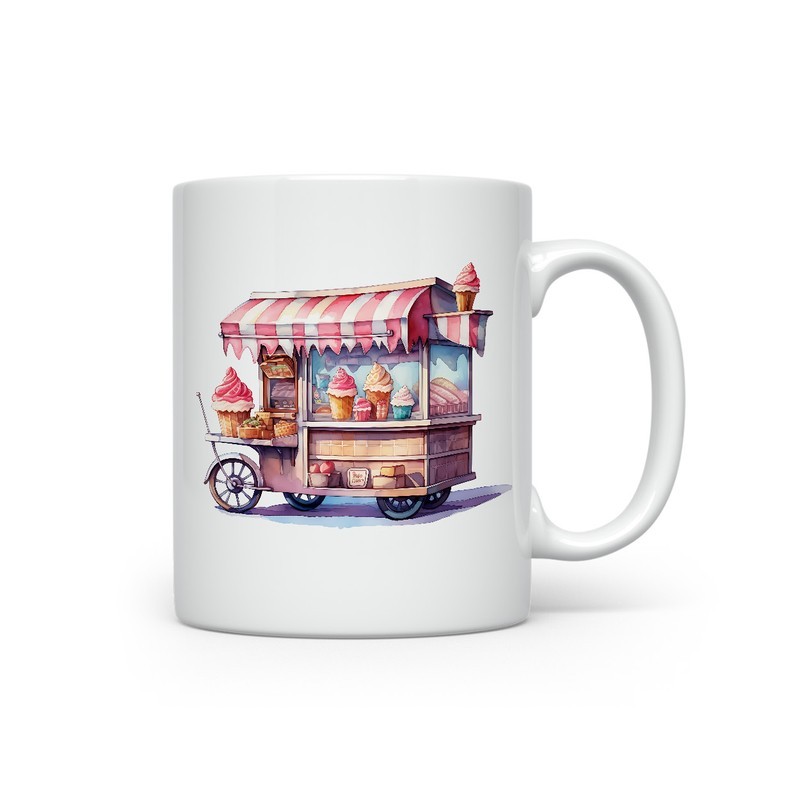 Ceramic Mug - Ice Cream - 300ml
