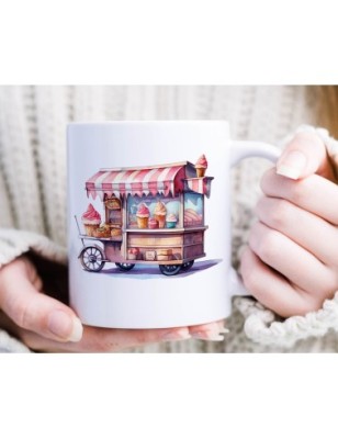 Ceramic Mug - Ice Cream - 300ml