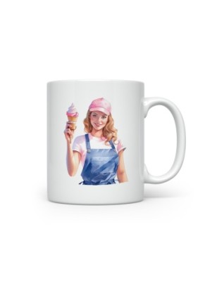 Ceramic Mug - Ice Cream - 300ml