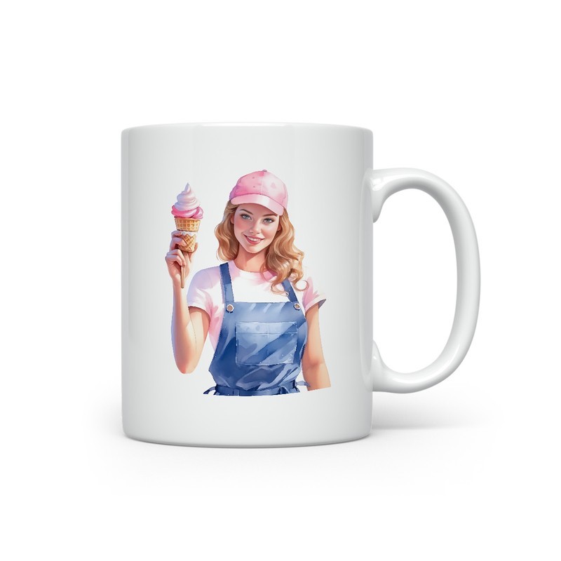 Ceramic Mug - Ice Cream - 300ml