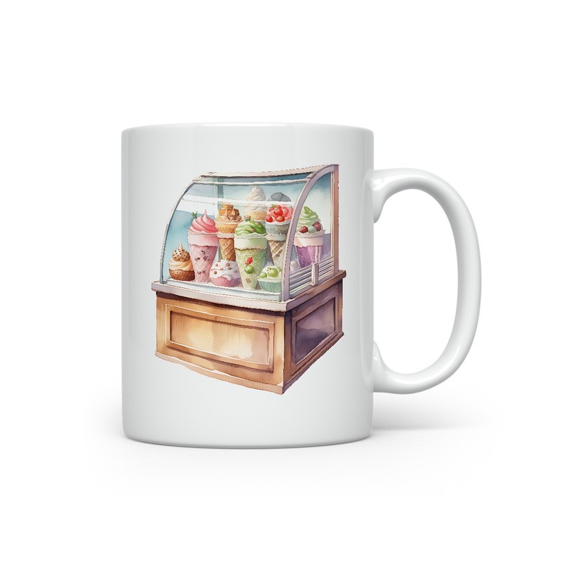 Ceramic Mug - Ice Cream - 300ml