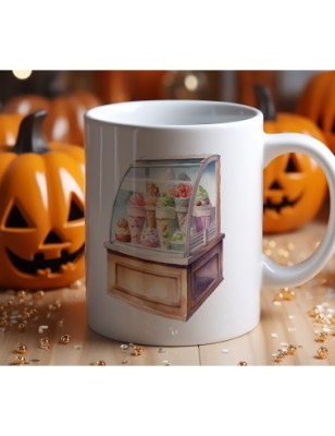 Ceramic Mug - Ice Cream - 300ml