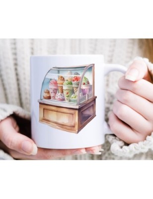 Ceramic Mug - Ice Cream - 300ml