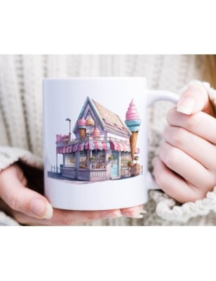 Ceramic Mug - Ice Cream - 300ml