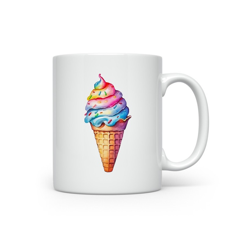 Ceramic Mug - Ice Cream - 300ml