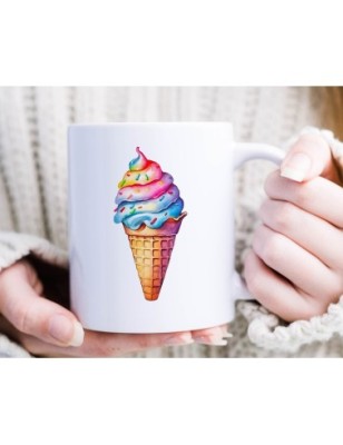 Ceramic Mug - Ice Cream - 300ml