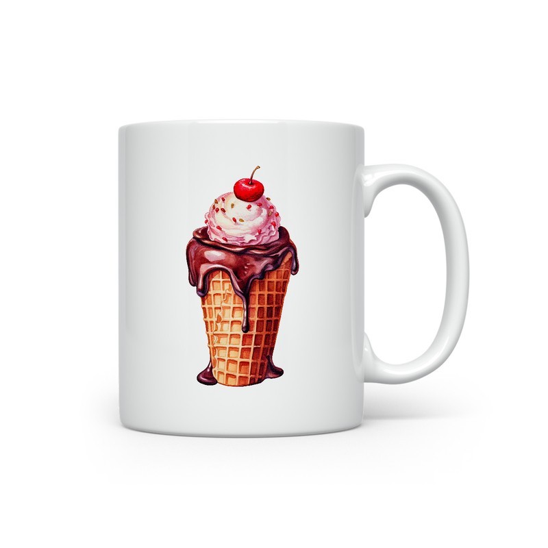 Ceramic Mug - Ice Cream - 300ml