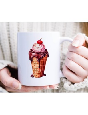 Ceramic Mug - Ice Cream - 300ml