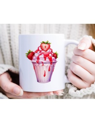 Ceramic Mug - Ice Cream - 300ml
