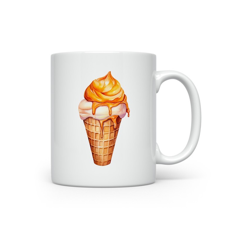 Ceramic Mug - Ice Cream - 300ml